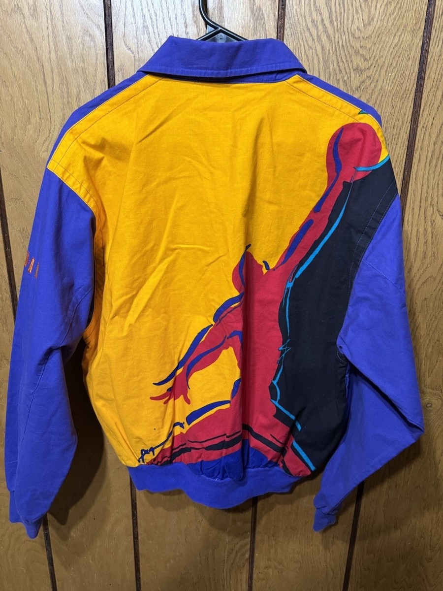 90s JORDAN ジャケット Vintage 90s Air Jordan Hare 7 Full Zip Windbreaker Jacket