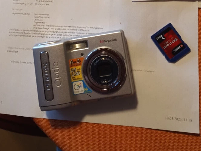 Pentax Optio M10 Kamera