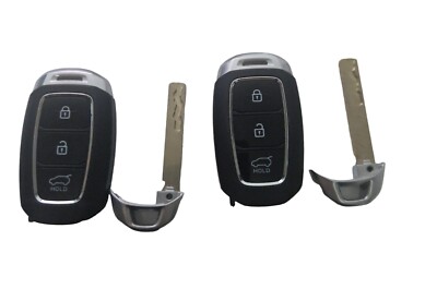 2x Original Hyundai Kona EV Ersatz Auto Schlüssel Gehäuse Keyless Entry