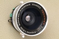 Schneider-Kreuznach Super-Angulon 65mm F8 Linhof per Banco Ottico Piastra Sinar