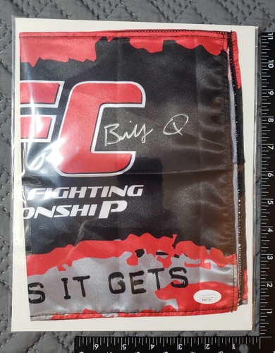 Ultimate Fighter ~Billy Quarantillo~ Firmado UFC MMA 10"x15" Bandera/Estandarte JSACOA - Imagen 14 de 21