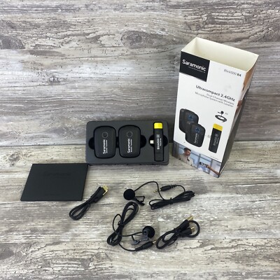 Saramonic Blink 500 B4 2-Person Wireless Mic System w/ Lav, Lightning Receiver