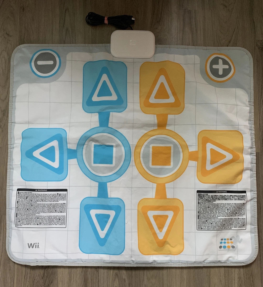 Wii Bandai Namco Dance Dance Revolution DDR Mat Wired Dance Pad Nintendo Tested