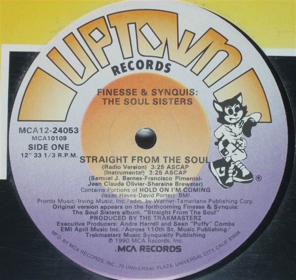 Finesse & Synquis- Straight From The Soul 1990 MCA12-24053 Vinyl