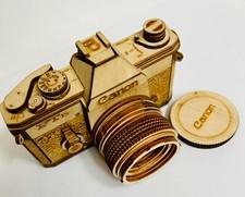 Wooden CANON FTb Model Replica Camera Collectible