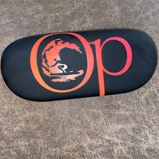 OP Hard Glasses Case, Clamshell, Black And Orange Ocean Pacific EUC