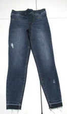 Womens Spanx Distressed Pull On Jegging Blue Jeans Size Small : 27" Ins.