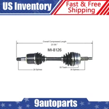 For 2001 2002 2003 2004 2005 2006 Mitsubishi Montero Front Left CV Axle CV Joint