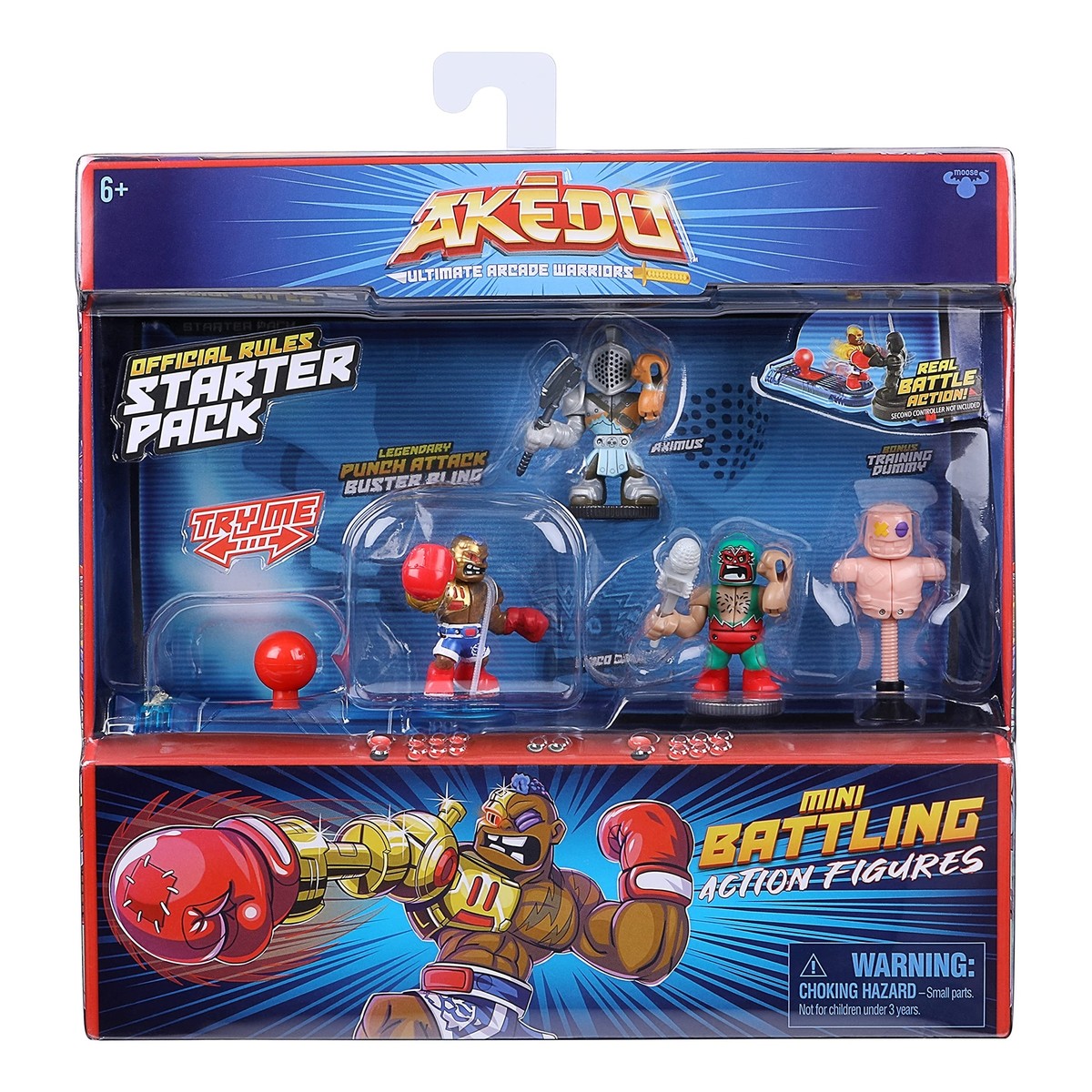 AKEDO アケド　まとめ売り Akedo Ultimate Arcade Warriors Starter Pack with Exclusive