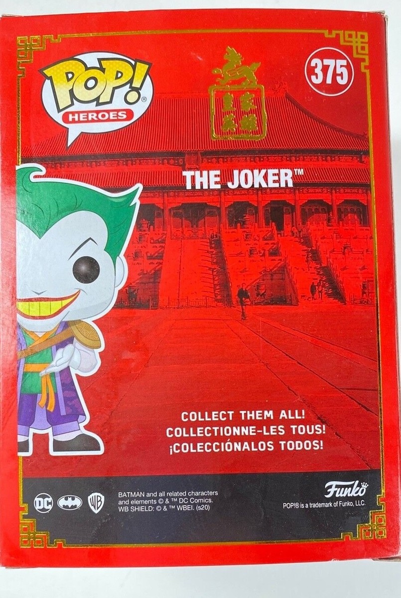 USA限定　funko pop THE JOKER 375 THE JOKER Funko Pop! Heroes #375 DC Imperial Palace Vinyl