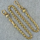 Heavy Duty Handmade Brass Wallet Chain Fob Pants Chain Bag Chain Key Chains