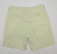 Vintage Polo Ralph Lauren Shorts Size M 90s Light Green Cotton Tyler Searsucker