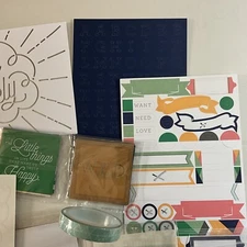 Project Life Card Kit Stampin Up GOOD VIBES Accessory 4x6 Missing 6 stickers