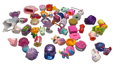 Huge Lot 46 Hatchimals, shopkins and others mix , shopkins have been painted