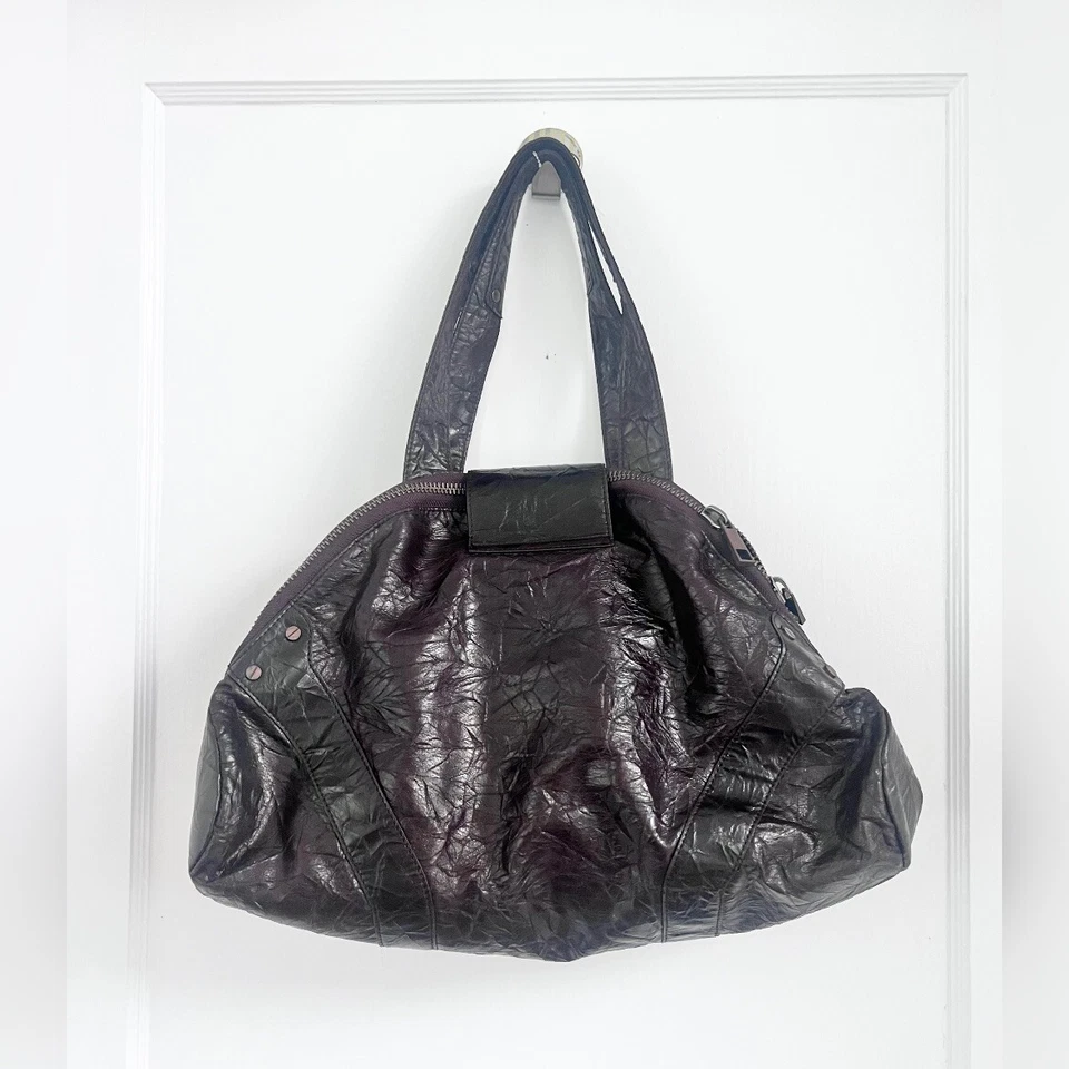 MATT & NAT 素食皮革皱日常/工作棕色包新品 — 第 2/4 张图片