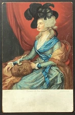 Portrait of Mrs Siddons Vintage Standard Art Postcard Unposted with Writing