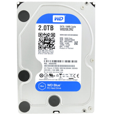 Westren Digital  WD20EZRZ 2TB Sata III 64MB 5400U/min 3,5 Zoll