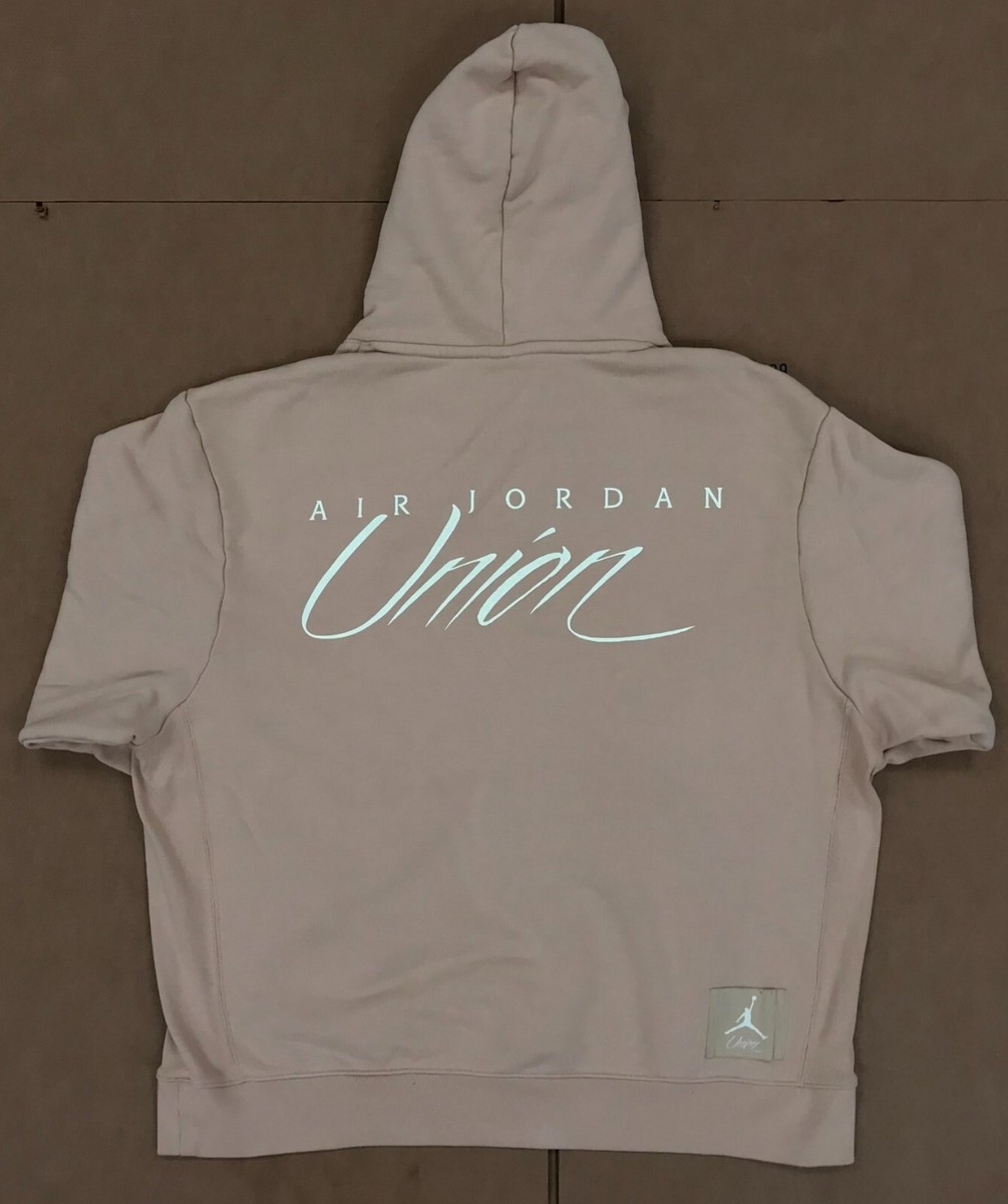 NIKE AIR JORDAN X UNION LA PULLOVER HOODIE BIO BIEGE COCONUT MILK 
