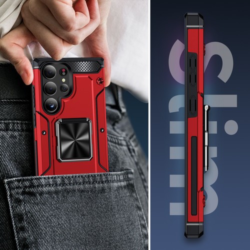 Fr Samsung Galaxy S24 Ultra S24+ Heavy Duty Rugged Phone Case Cover+Screen Glass - Photo 6 sur 73