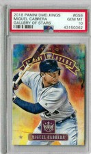 2018 Panini Diamond Kings Miguel Cabrera Gallery of Stars PSA 10