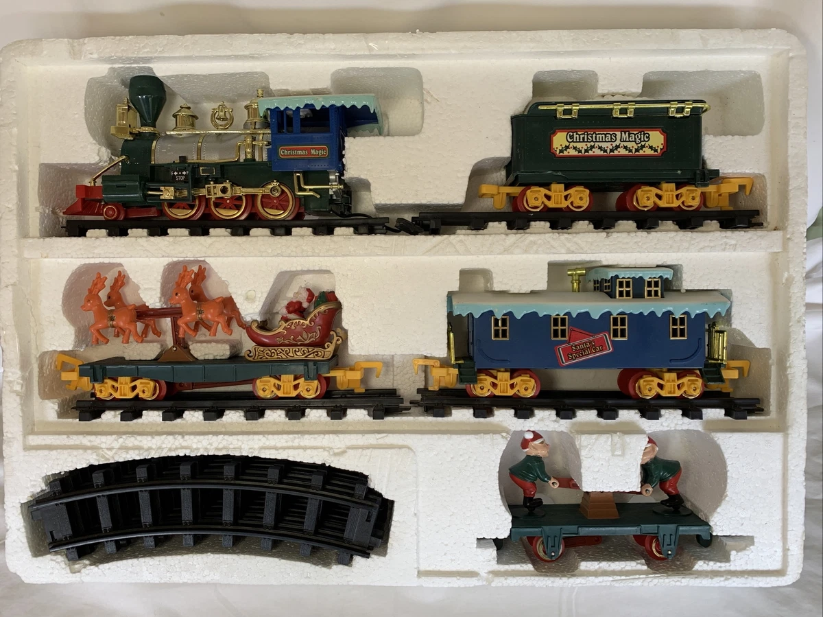 Christmas magic cheap train set
