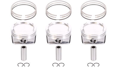 3x Kolben Übermaß +0,25mm VW Seat Skoda Ibiza 1,2 12V AZQ BZG 03E107103G NEU