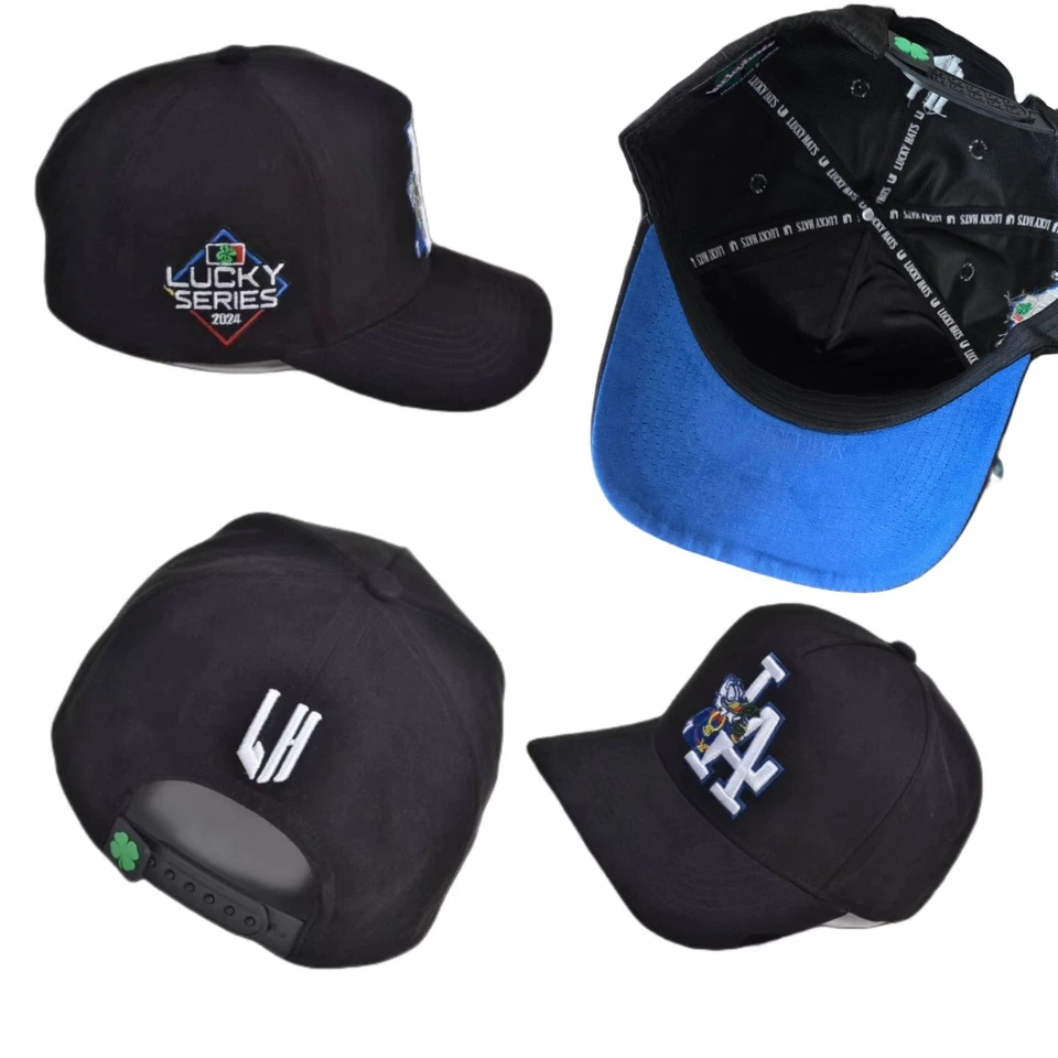 SNAPBACK HAT CAP MLB LOS ANGELES LA BLACK ADULT MEN - Image 2 of 3