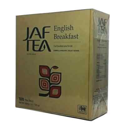 Jaf Ceylon English Breakfast Tea, 100 Count Tea Bags 200G FREE SHIPPING
