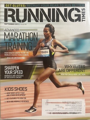 2012 Running Times Magazine September Tirunesh Dibaba, Renato - Main Image