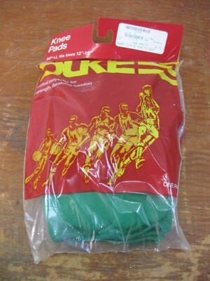 NOS Vintage Duke Knee Pads Green Small basketball wrestling