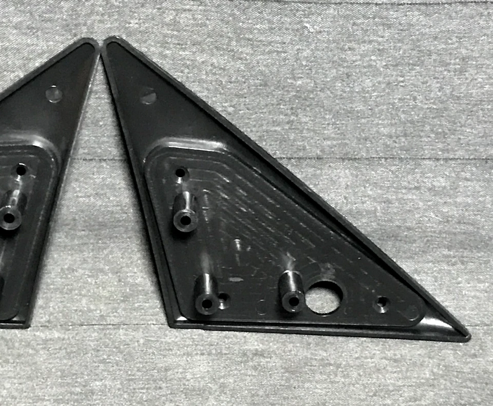 Fit For 90-93 Honda Accord Mirror Triangular Trim Cover Set Foto 4 de 4