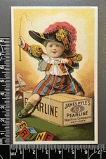 Antique Victorian Trade Card Advertising - James Pyle - Pearline - New York 