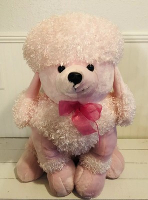 large stuffed poodle