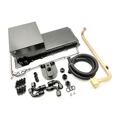 Gm Ls Swap Steel Oil Pan Kit 7 Quart Racing Race Pan Wremote Oil Filter Kit Bk