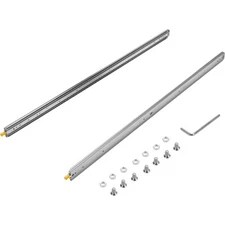 60 in Drawer Slides with Lock 1 Pair 500 lbs 3-Fold Full Extension Ball Bearing