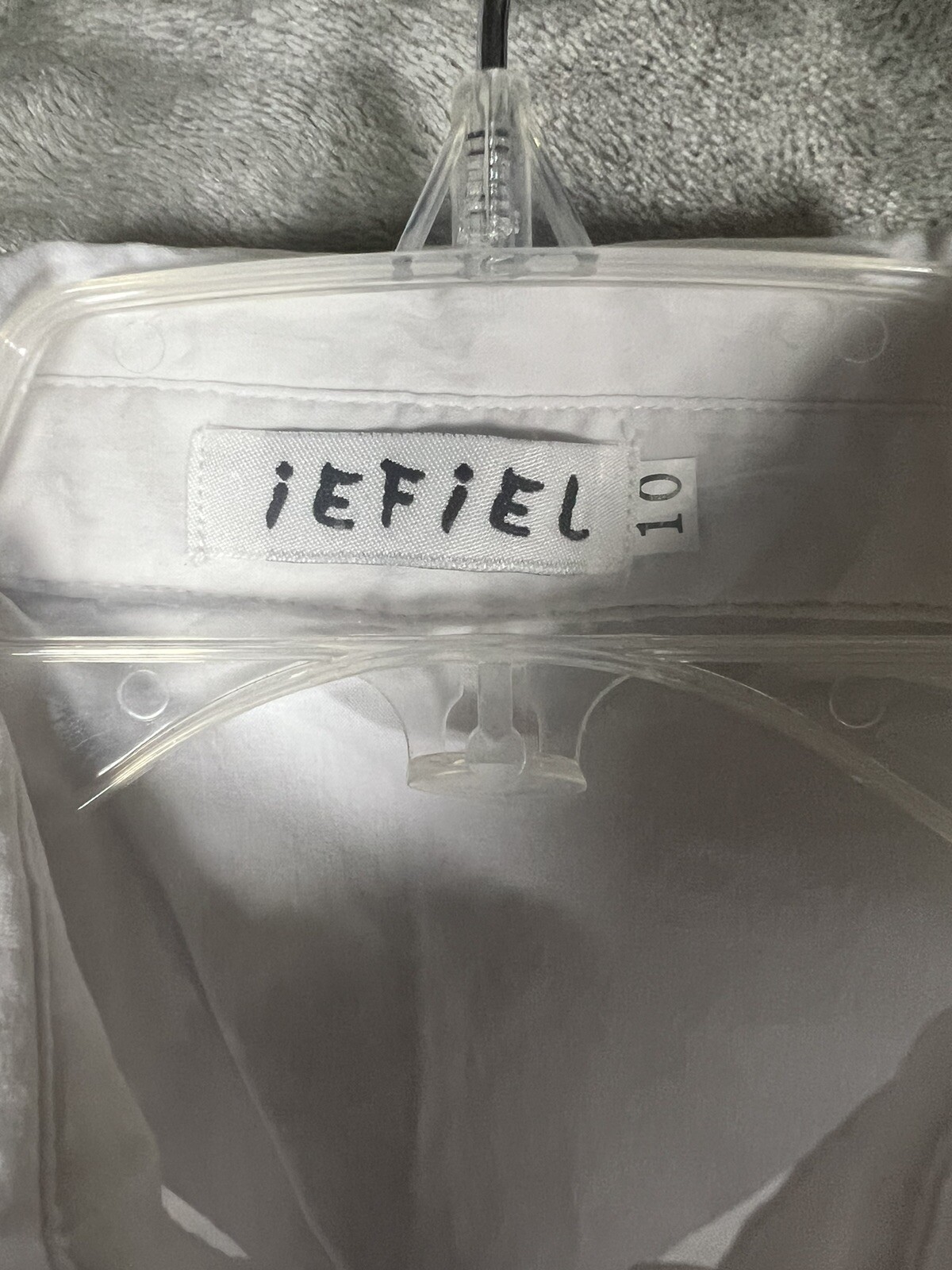 Iefiel Dance Button Up Shirt Boys Size 10 Long Sleeve Ballroom Jazz Ballet ￼