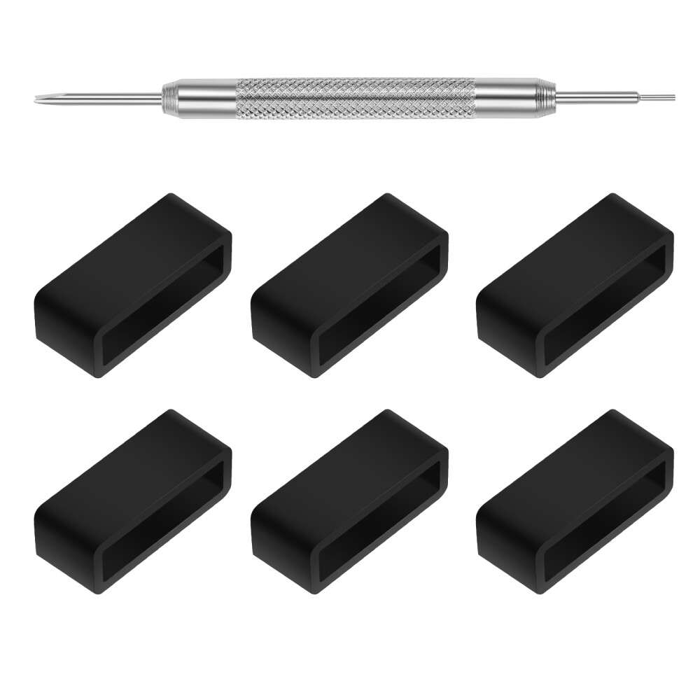 6PCS Watch Strap Loops Watch Strap Fastener Rings for Watches Band - Main Image