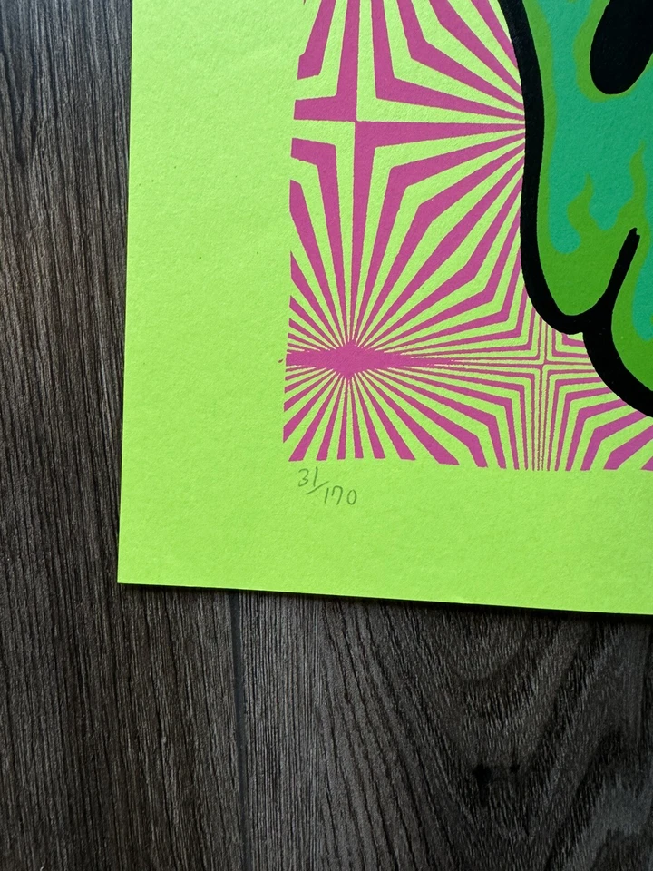 TSOL LINDSEY KUHN POSTER LITHOGRAPH PUNK ROCK 17x23 SIGNED AND NUMBERED - Image 2 of 4