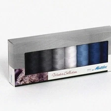 Frosty Stitch Essentials: Seralon Thread Box, 8 Vibrant Colors