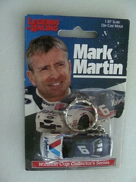 #6 MARK MARTIN - 1:87 SCALE DIECAST CAR KEYCHAIN - RARE !!! 1996 LEGENDS NASCAR - Image 2 of 4