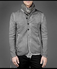 GRAIL 2012 Runway Brand New John Varvatos Articulate Elbow Jacket EU 48 USA 38