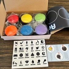 Dog Buttons Communication with Non-Slip Mat HD Sound  Recordable Dog talking