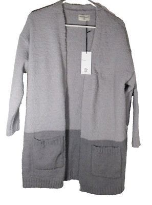 Thread & Supply Color Block Oversized Women Cardigan Size OSFM Gray New