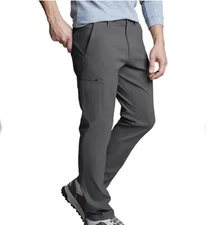 Copper & Oak Men's Tech Utility Pant, GRAY, Polyester, 32 X 30 NWT BRAND NEW!