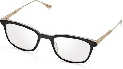 NOS Dita DTX11449 Floren Eyeglasses - Frame Matte Blk/Clr White Gld w/ Demo Lens