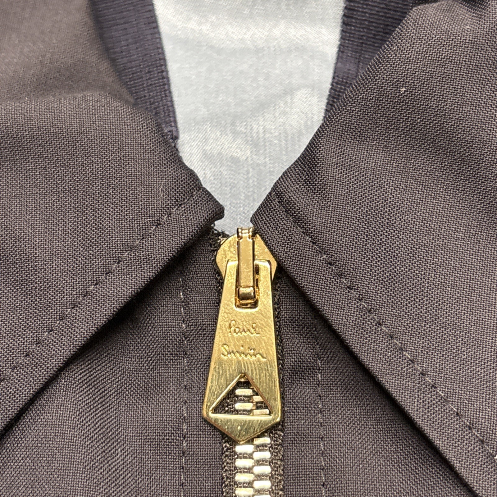 Paul Smith Dark Navy “Storm System” Wool Bomber Jacket  -Large- RRP £895 image 3