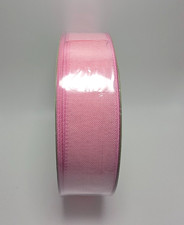 Members Mark Premium Wired Edge Ribbon 1.5 Inch Pink Solid Color