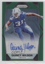 2017 Panini Prizm Rookie Auto Green Prizm Quincy Wilson #RA-QW Auto 0cz