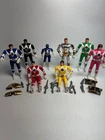 1993 Mighty Morphin Power Rangers Auto Morphin Flip Head Sword Set Lot Vintage