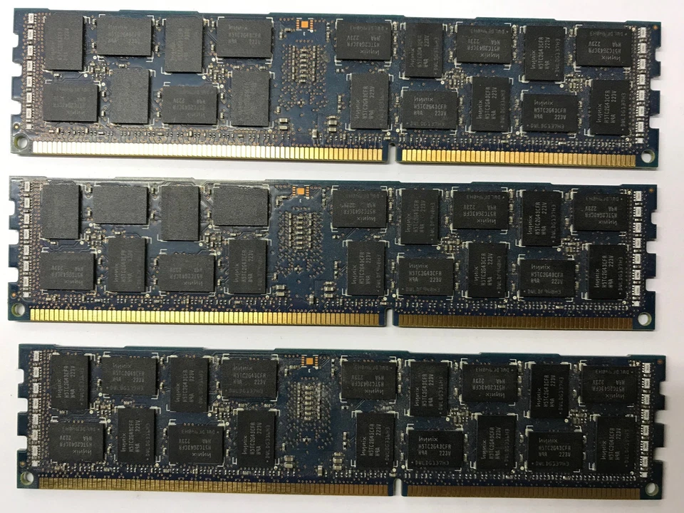 Hynix 24GB (3x8GB) Server-DDR3 HMT31GR7CFR4A-H9 T3 AD PC3L-10600R-9-11 #R2683 - Bild 2 von 2